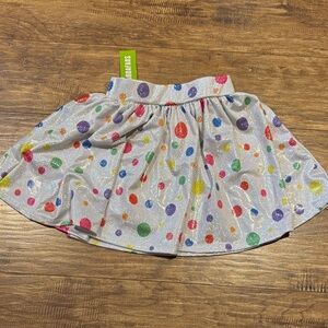 MODAFANS Girls Sparkle Metallic Flared Pleated Skirt with Pockets